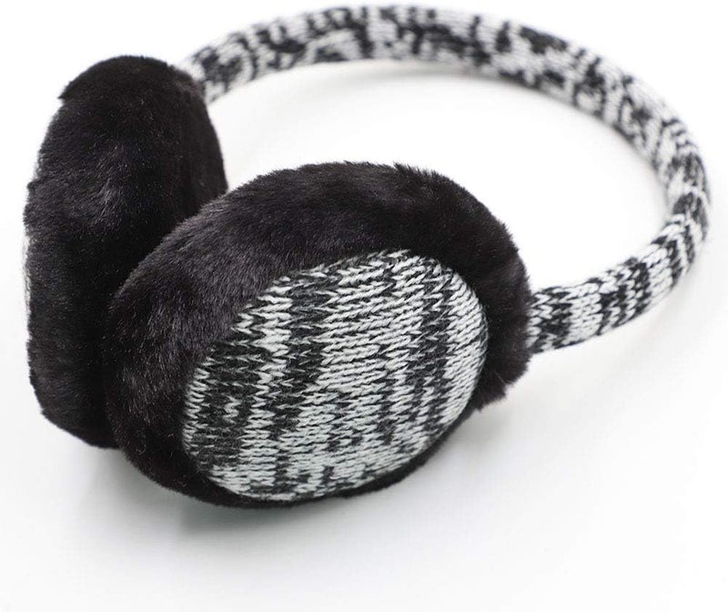 Ztl Kids Knit Earmuffs Winter Outdoor Plush Ear Warmers for Boys Girls 4-16 Years - Image 3